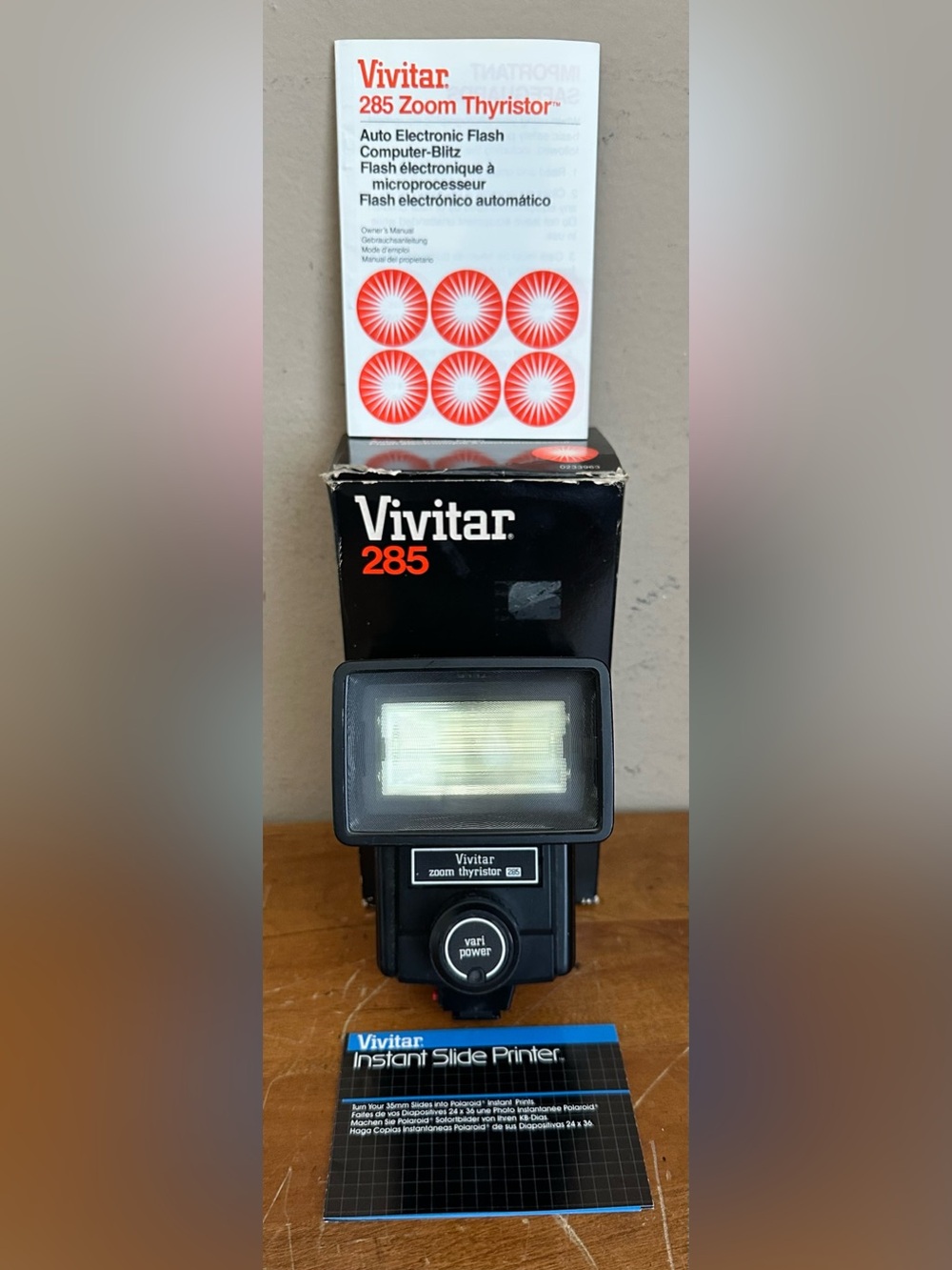 Vivitar Zoom Thyristor 285 Computer-Blitz Auto Electronic Camera Flash